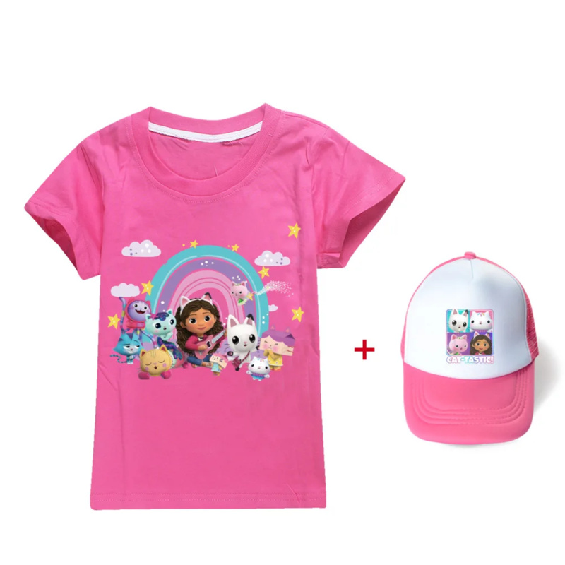 Street Fashion Hot - แคนดี้ 2025 บ้านตุ๊กตาของแก๊บบี้ 3D พิมพ์เด็กเสื้อยืดแฟชั่นฤดูร้อนแขนสั้นเสื้อยืดขายร้อนเด็กแก๊บบี้แมวสตรีทลำลอง