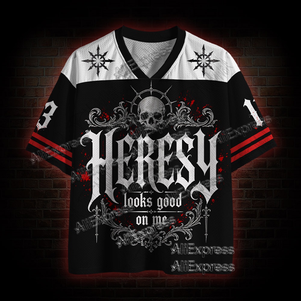 Street Fashion Hot - (ZZ) สินค้าขายดี เสื้อเจอร์ซีย์ตาข่ายแห้งเร็วแฟชั่นแนวสตรีท เสื้อยืดคอวีสำหรับผู้ใหญ่ระบายอากาศได้ดี ชุดออกกำลังกาย