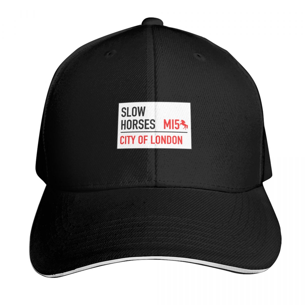 Street Fashion In London - หมวกแก๊ป Slow Horses London Street Sign