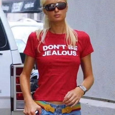 Street Fashion In Paris - เสื้อยืดพิมพ์ลาย 