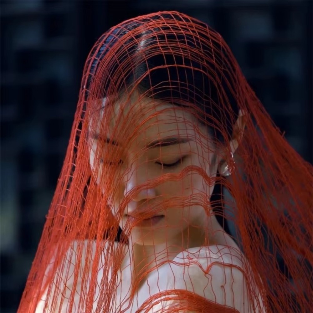 Street Fashion Photography - แฟชั่น Distressed ผ้าพันคอ Ragged Shawl Wrap
