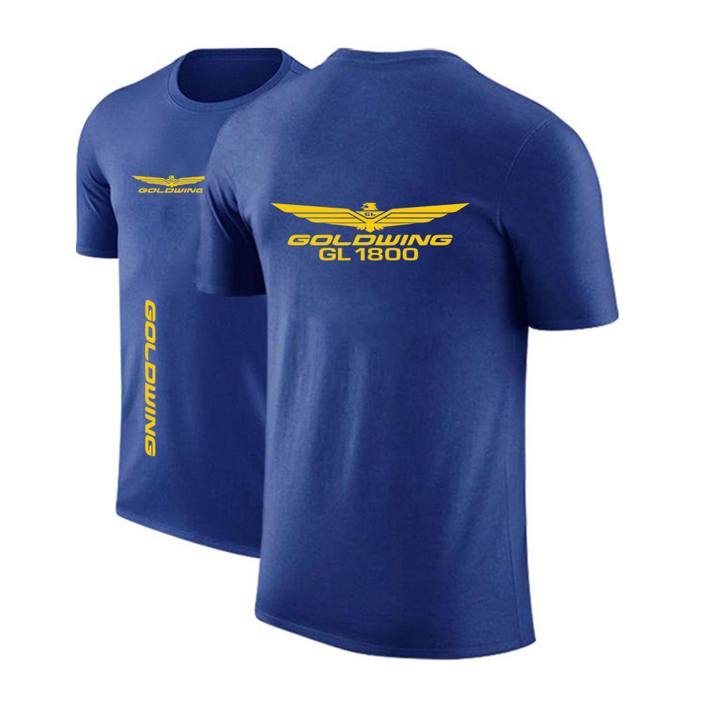 Street Fashion Japan Brand - 2025 ฤดูร้อนชาย High Street อินเทรนด์เสื้อยืด Goldwing
