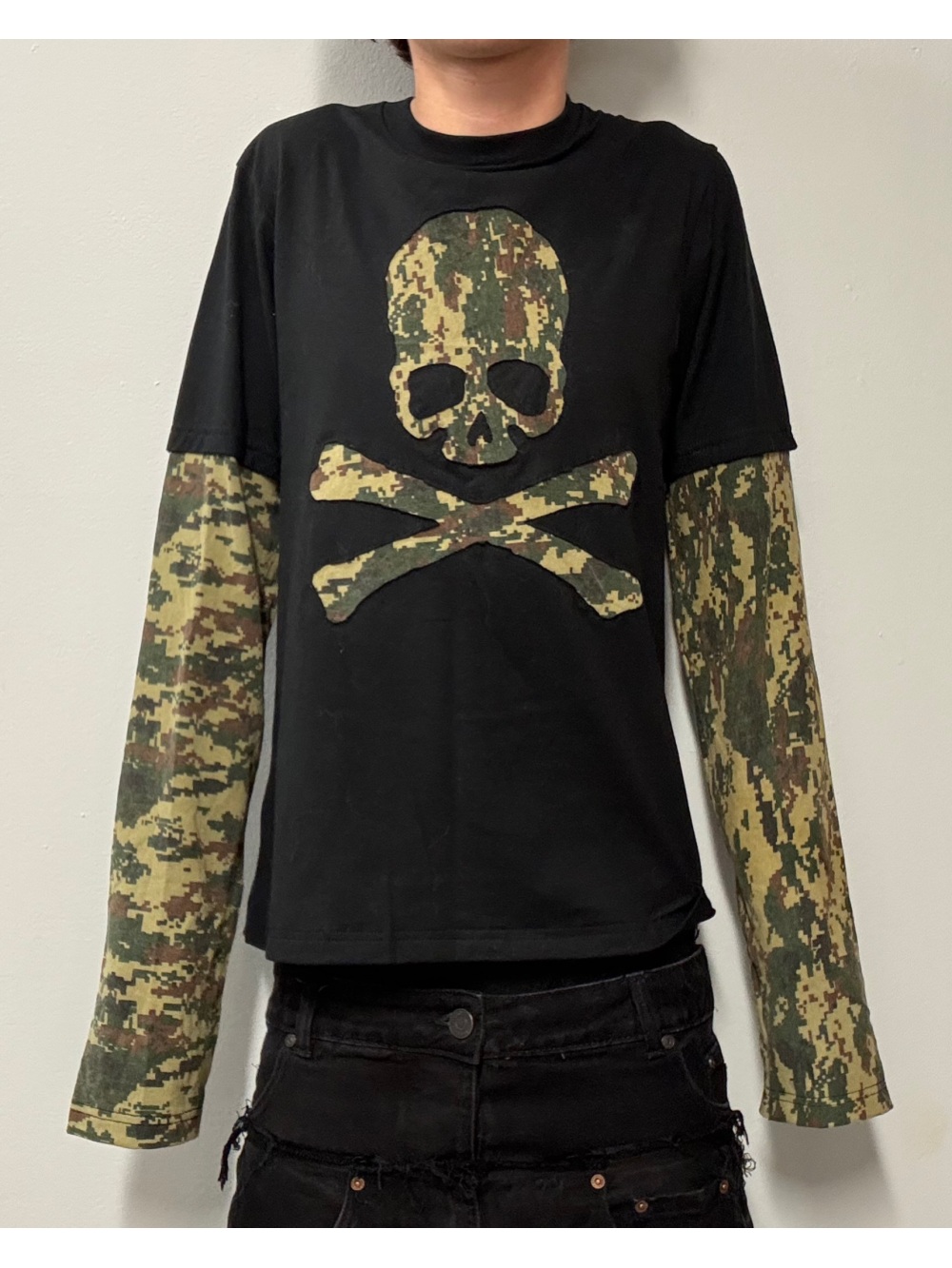 เสื้อแขนยาวลายพรางสไตล์อเมริกั - Street Fashion In China บทวิจารณ์และราคา
