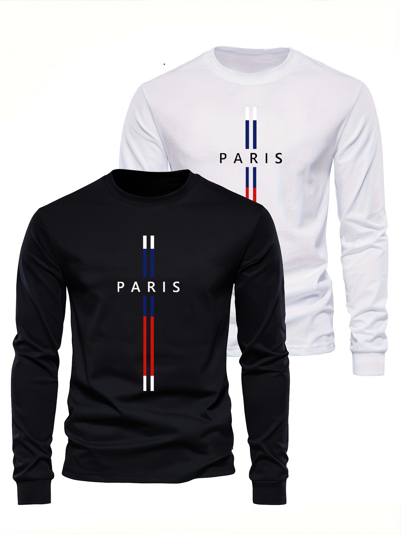 เสื้อยืดแขนยาวคอกลมพิมพ์ลายกรา - Street Fashion In Paris บทวิจารณ์และราคา