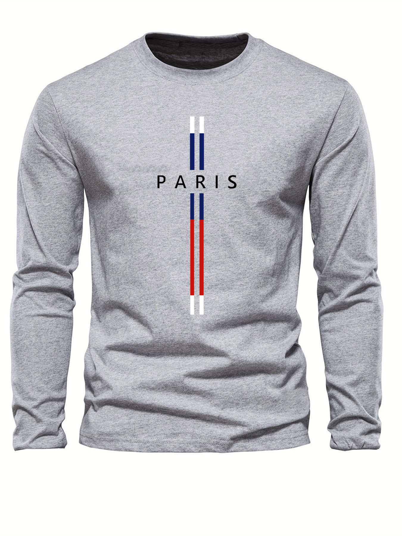 เสื้อยืดแขนยาวคอกลมพิมพ์ลายกรา - Street Fashion In Paris บทวิจารณ์และราคา