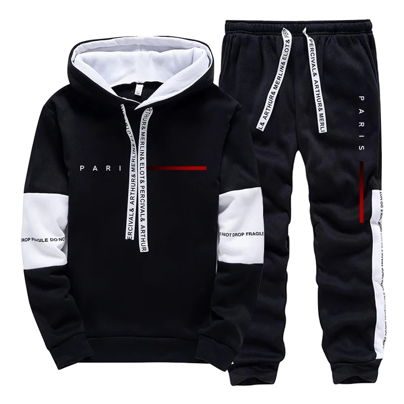 ชุดฮู้ดดี้แฟชั่นสไตล์ปารีสสำหร - Street Fashion Male บทวิจารณ์และราคา