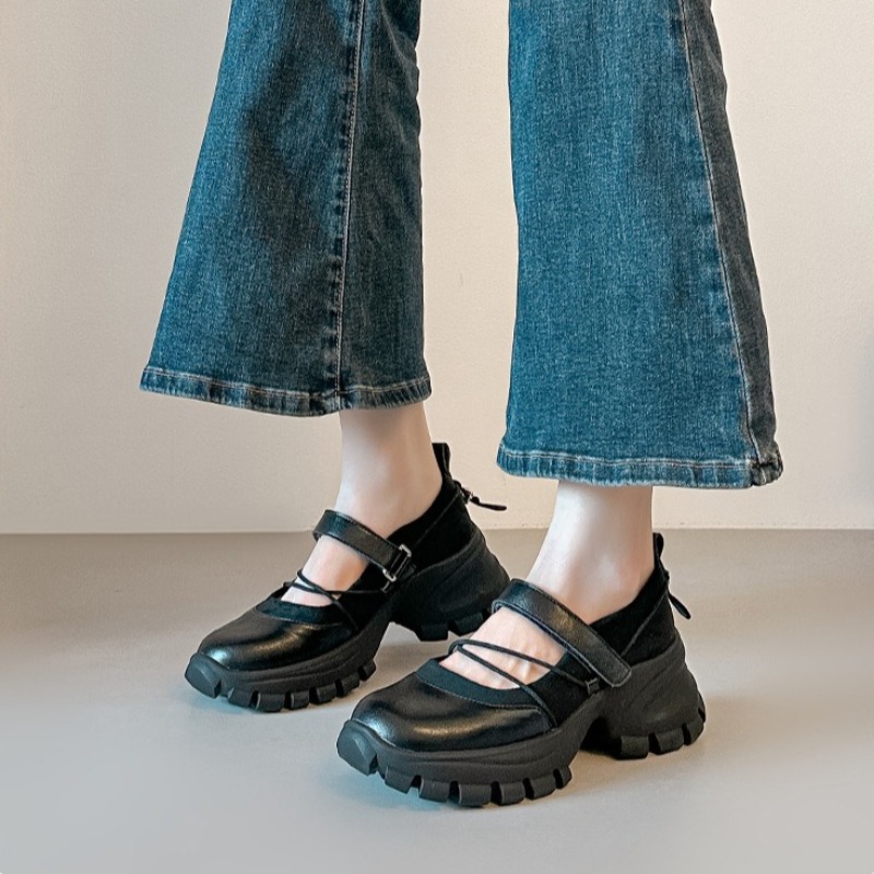 ใหม่เรโทรบัลเลต์แมรี่เจนรองเท้ - Street Fashion Shoes บทวิจารณ์และราคา