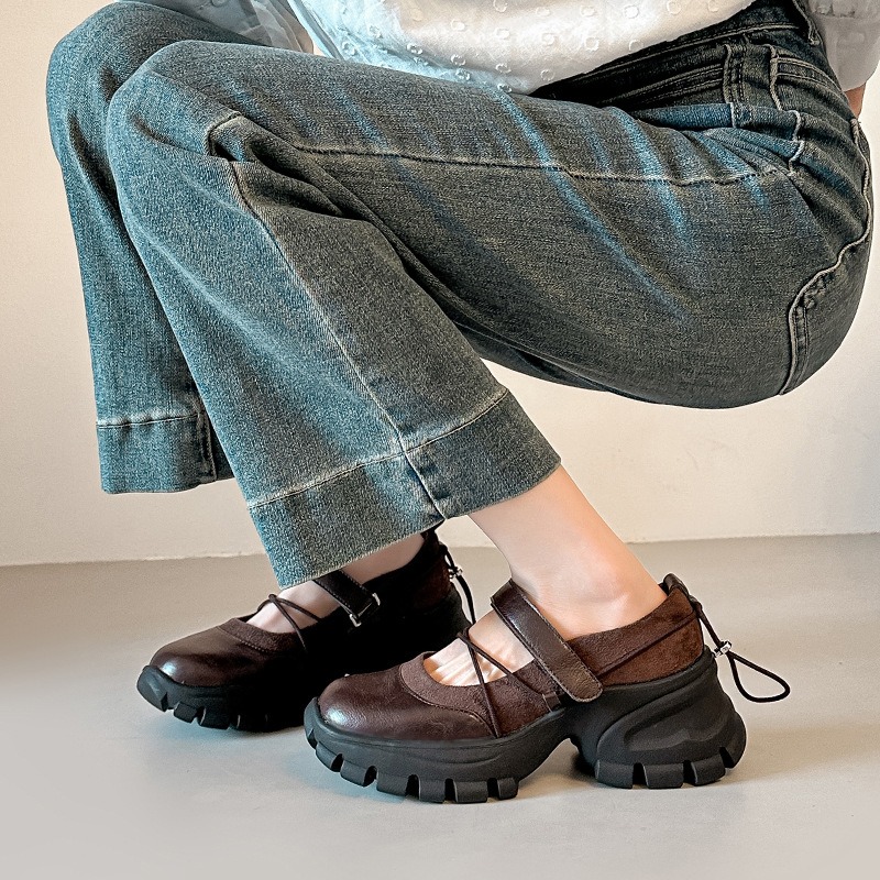 ใหม่เรโทรบัลเลต์แมรี่เจนรองเท้ - Street Fashion Shoes บทวิจารณ์และราคา