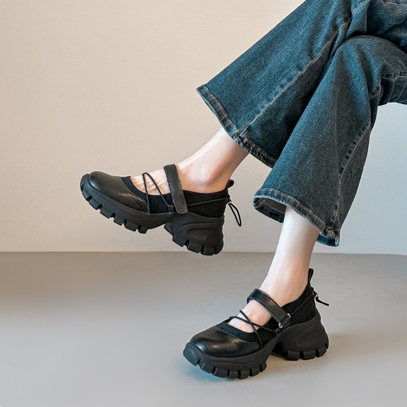 ใหม่เรโทรบัลเลต์แมรี่เจนรองเท้ - Street Fashion Shoes บทวิจารณ์และราคา