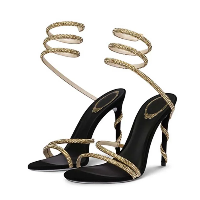 Eilyken แฟชั่นคริสตัล Stiletto - Street Fashion Shoes บทวิจารณ์และราคา
