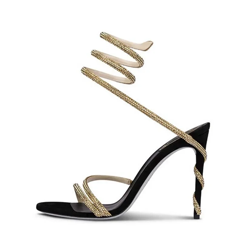 Eilyken แฟชั่นคริสตัล Stiletto - Street Fashion Shoes บทวิจารณ์และราคา