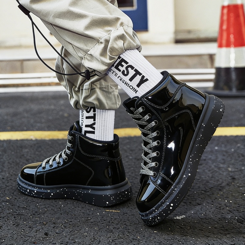 รองเท้าสเก็ตบอร์ดสไตล์อังกฤษ ร - Street Fashion Shoes บทวิจารณ์และราคา