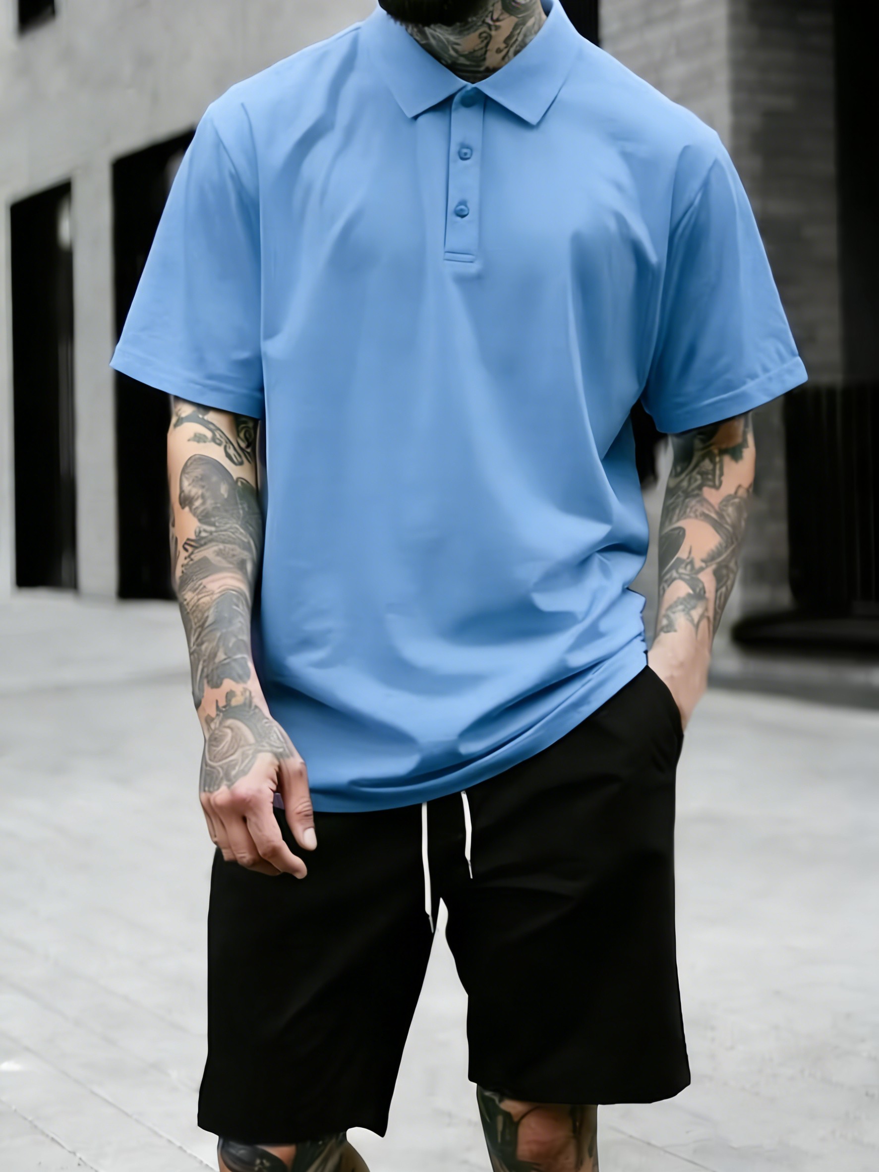 เสื้อโปโลหลวมๆ สีสันสดใส 4 สี  - Street Fashion Culture บทวิจารณ์และราคา