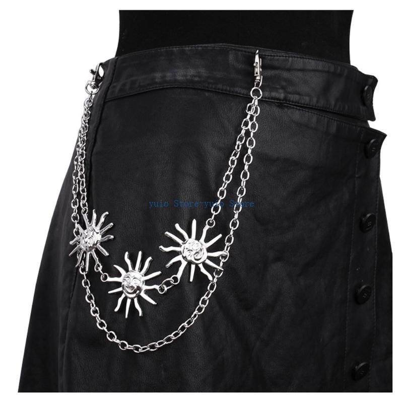 X7XB Sun/Moon จี้กางเกง Chain  - Street Fashion Culture บทวิจารณ์และราคา