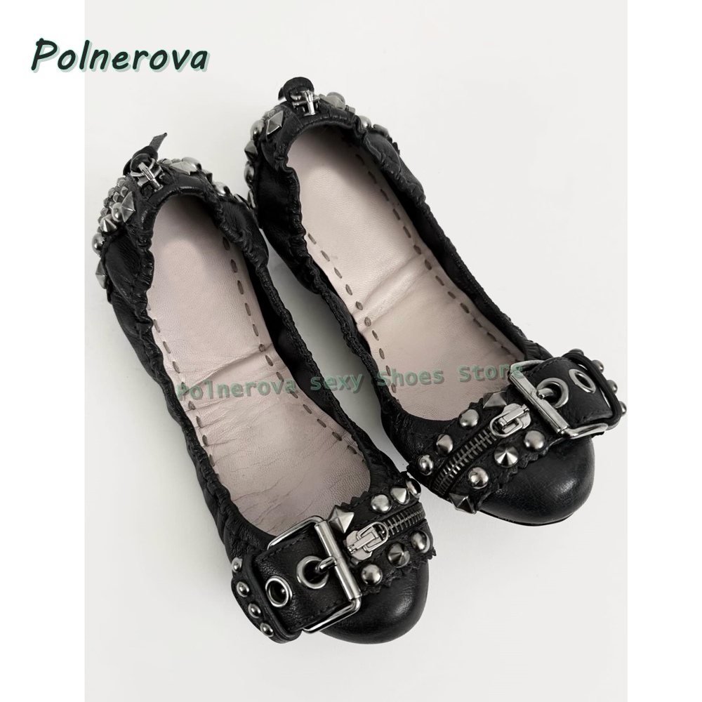 รองเท้าส้นเตี้ยแบบมีซิปประดับต - Street Fashion Shoes บทวิจารณ์และราคา