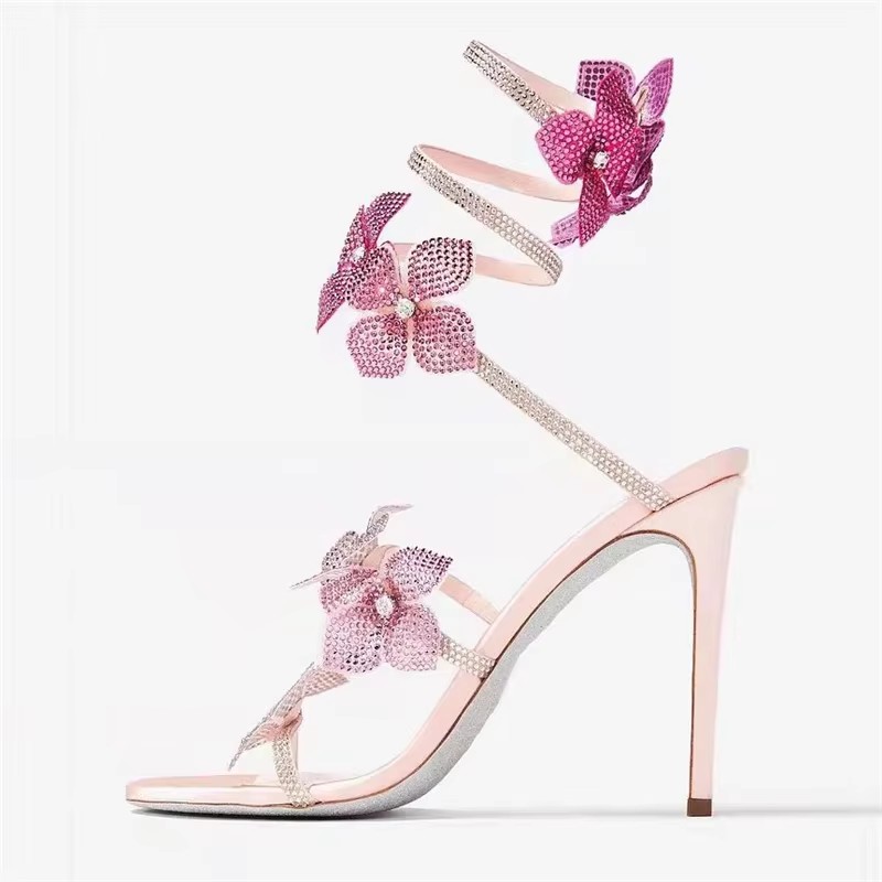 Eilyken เซ็กซี่คริสตัลดอกไม้บา - Street Fashion Shoes บทวิจารณ์และราคา