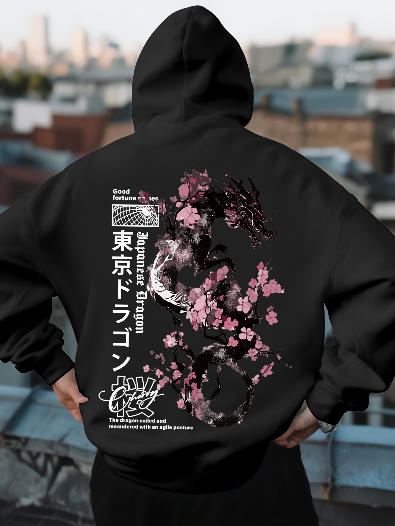 เสื้อฮู้ดดี้สไตล์ฮิปฮอปสำหรับผ - Street Fashion Asian Men บทวิจารณ์และราคา