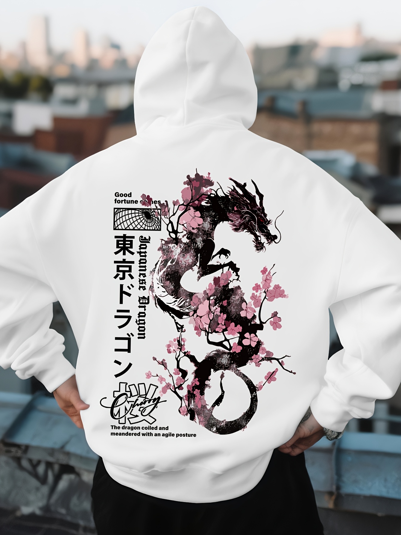 เสื้อฮู้ดดี้สไตล์ฮิปฮอปสำหรับผ - Street Fashion Asian Men บทวิจารณ์และราคา