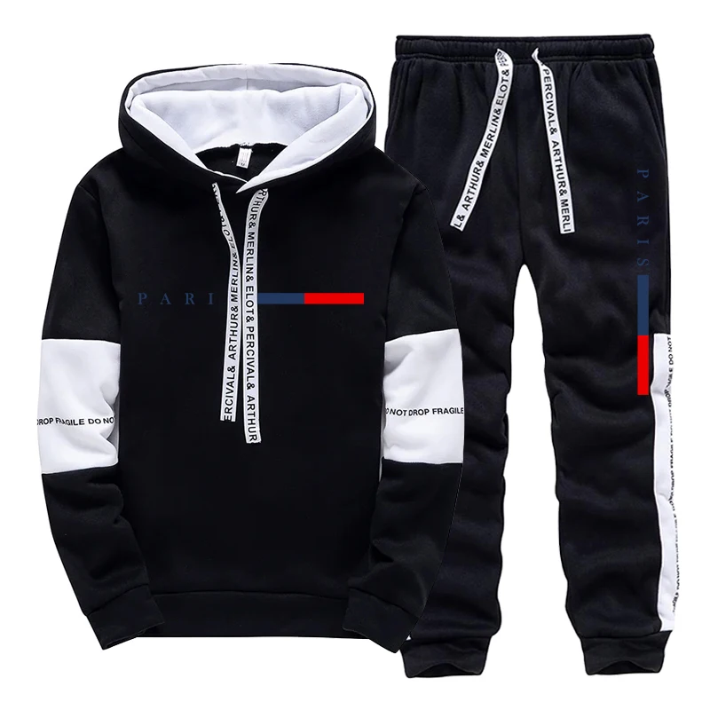 ชุดเซ็ตผู้ชาย/เสื้อฮู้ด/กางเกง - Street Fashion Male บทวิจารณ์และราคา