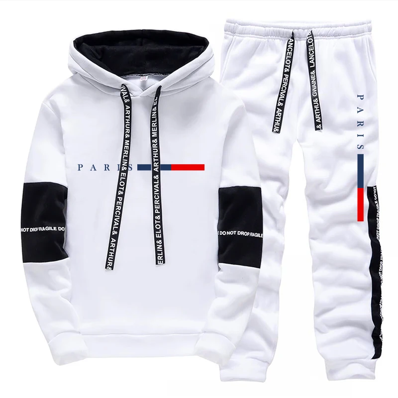 ชุดเซ็ตผู้ชาย/เสื้อฮู้ด/กางเกง - Street Fashion Male บทวิจารณ์และราคา
