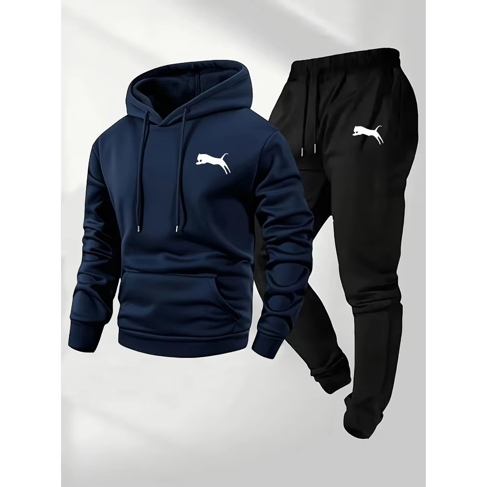 ชุดเซ็ตเสื้อฮู้ดและกางเกงขายดี - Street Fashion Male บทวิจารณ์และราคา