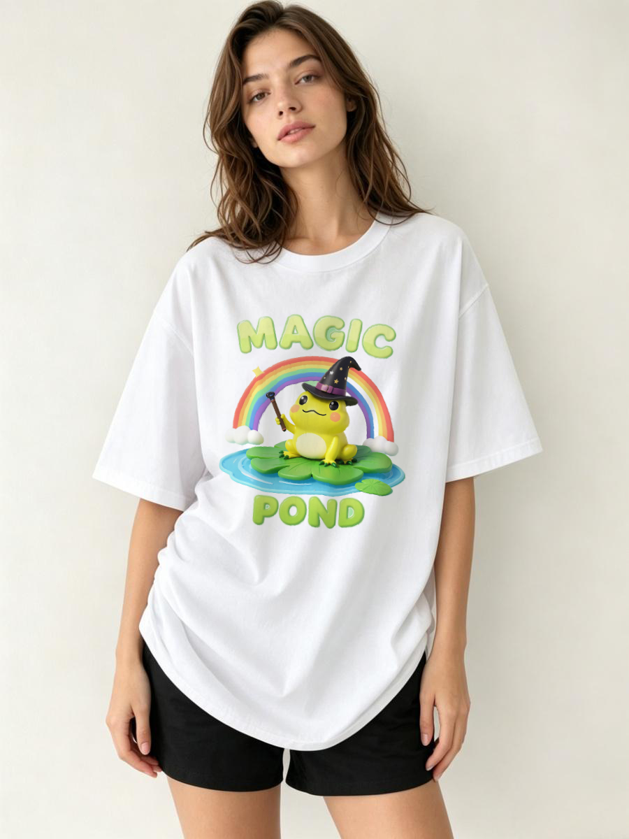 เสื้อยืดหญิง วัยรุ่น ลายกราฟิก - Street Fashion Culture บทวิจารณ์และราคา